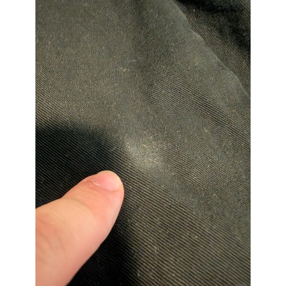 Gloria Vanderbilt High Rise Straight Leg Black Dark Wash Denim Jeans Women's 14S - Picture 9 of 11
